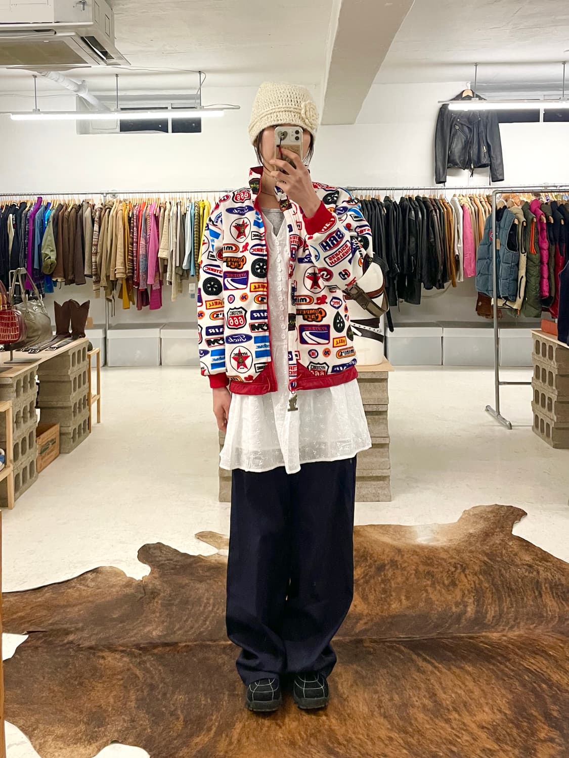 HYSTERIC GLAMOUR racing fleece jacket 상품이미지2