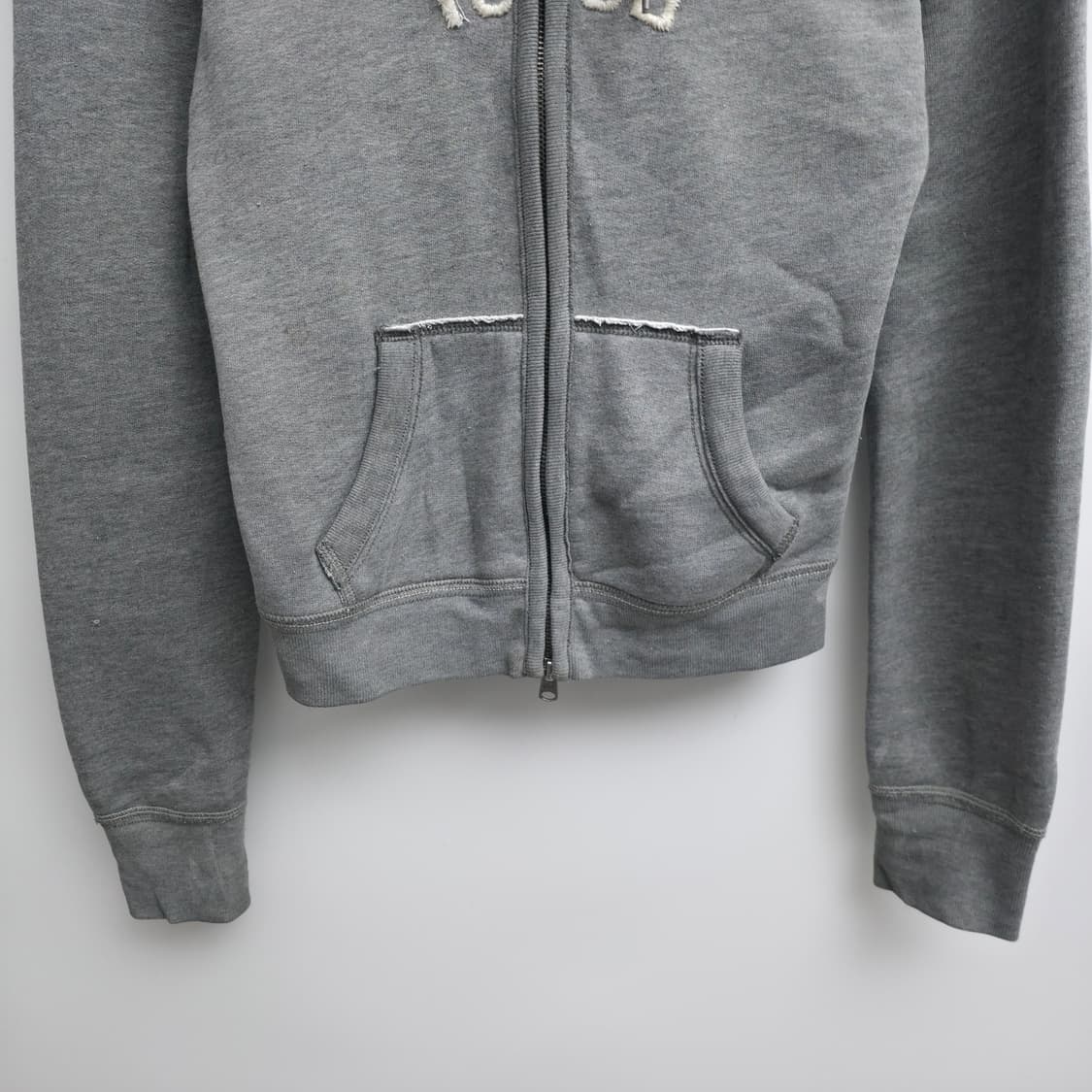 [L] 아베크롬비 그레이 후드집업 상품이미지3
