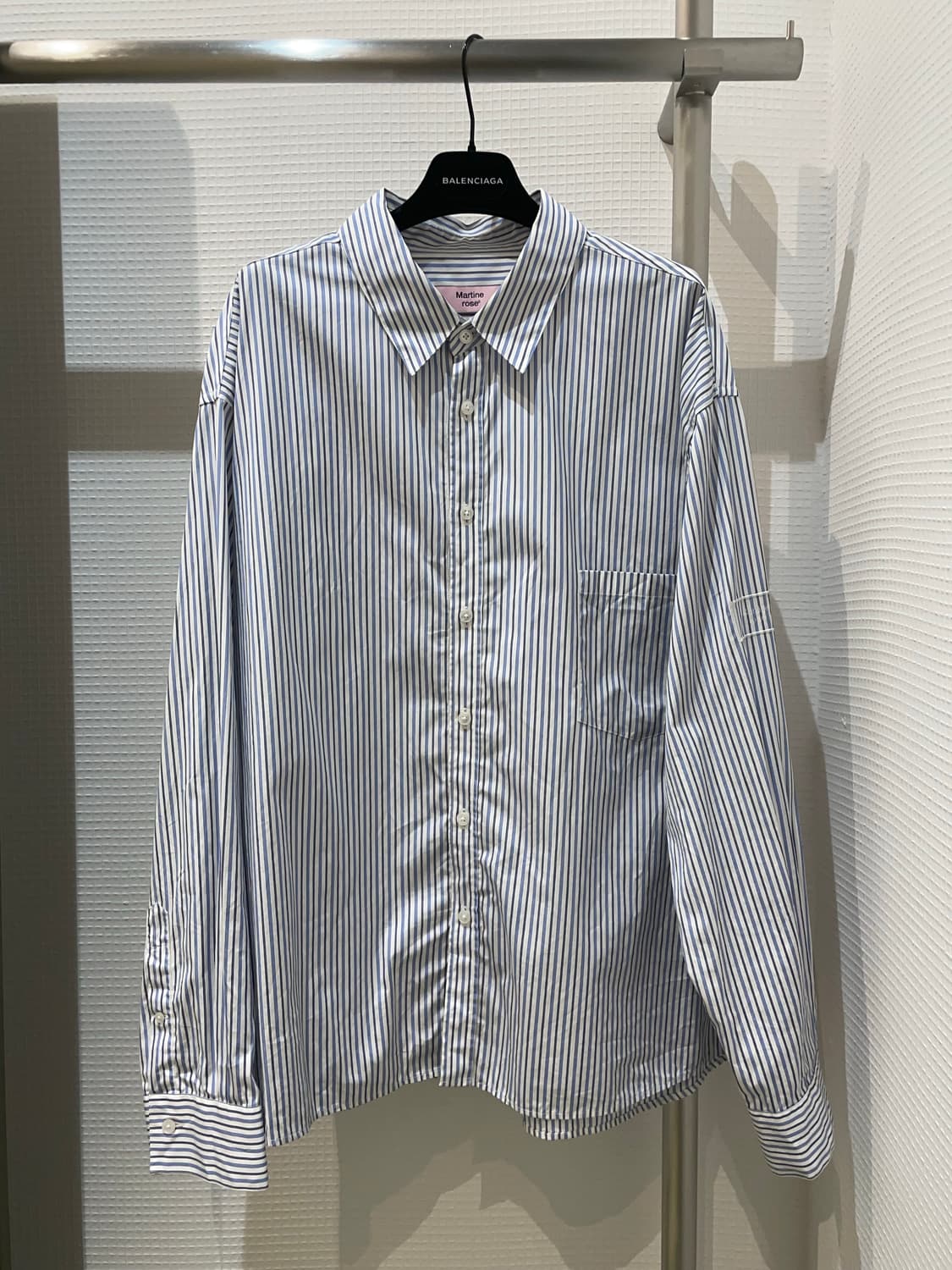 마틴로즈 오버사이즈 스트라이프 셔츠 상품이미지1