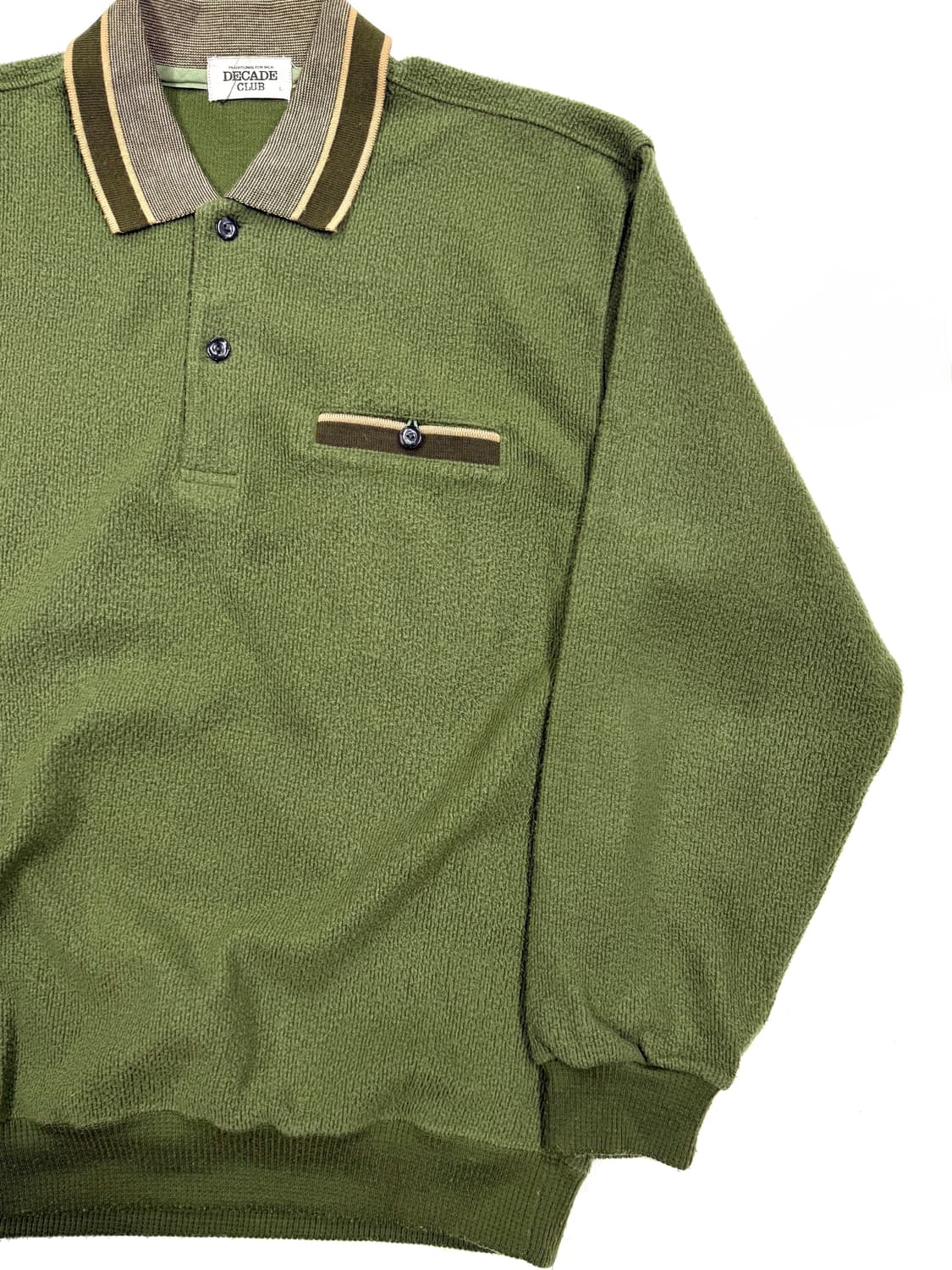DECADE CLUB 빈티지 니트 폴로 셔츠 상품이미지3