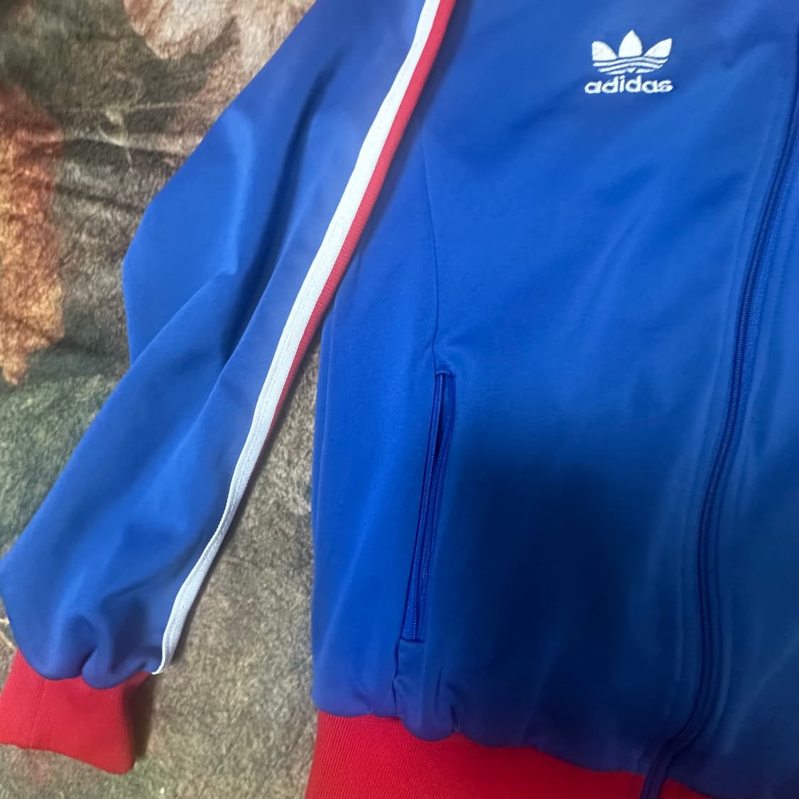 아디다스 빈티지 피파월드컵 프랑스블루트랙탑져지 S 상품이미지3