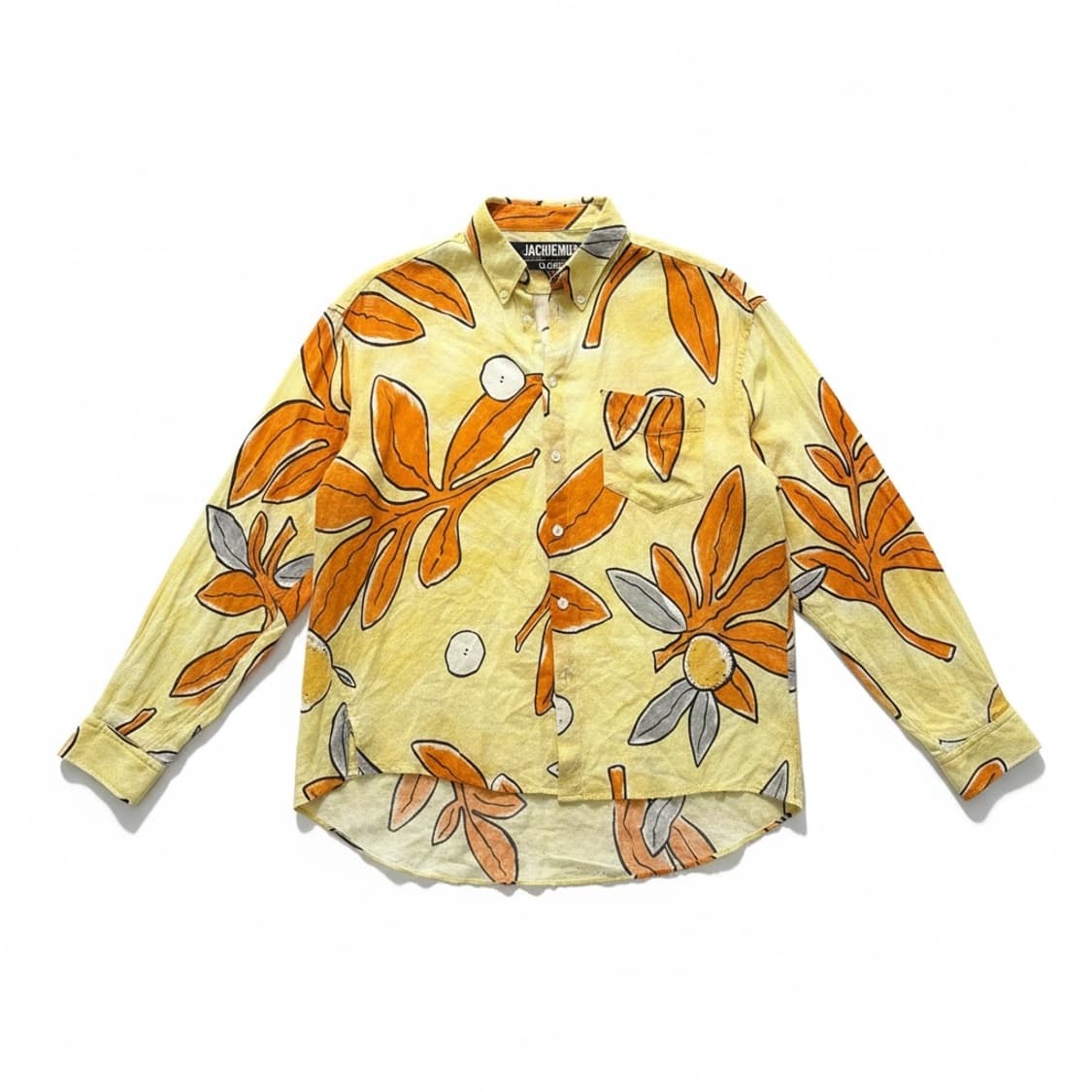 자크뮈스 옐로우 플라워 프린트 셔츠 상품이미지1
