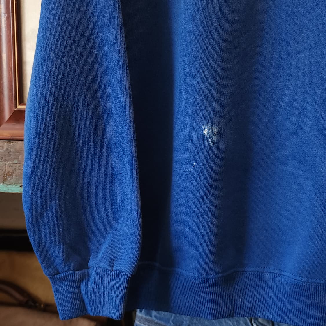 90s 헤인즈 빈티지 스웻셔츠 플레인 스웻셔츠 페이딩 블루 xl 상품이미지10