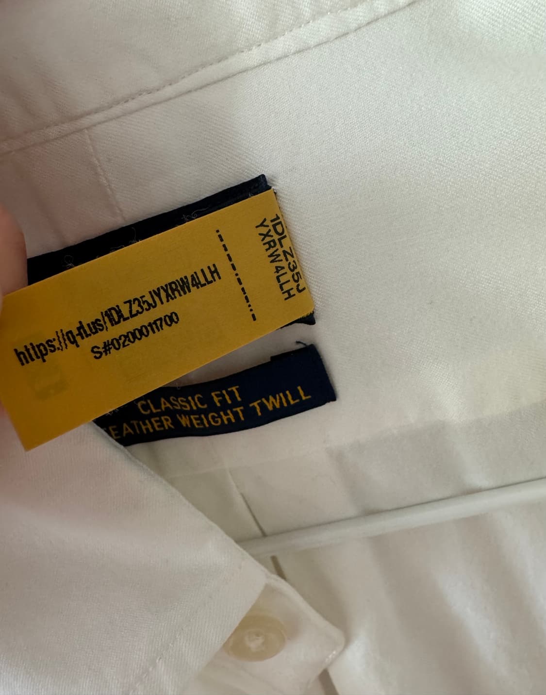 (실착X) 폴로 랄프로렌 클래식핏 트윌 셔츠 S 상품이미지4