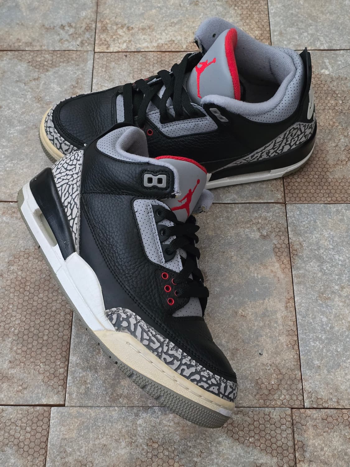 (250)나이키 에어 조던 3 블랙 시멘트  상품이미지8