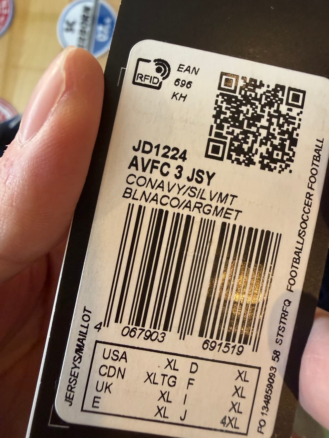 [XL/110] 24-25아스톤빌라 3RD 래쉬포드 유니폼 JD1224 상품이미지8