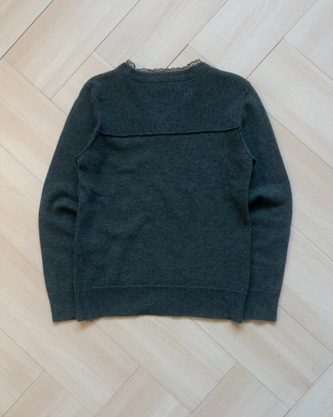 [WEAVER] race V neck knit  상품이미지4