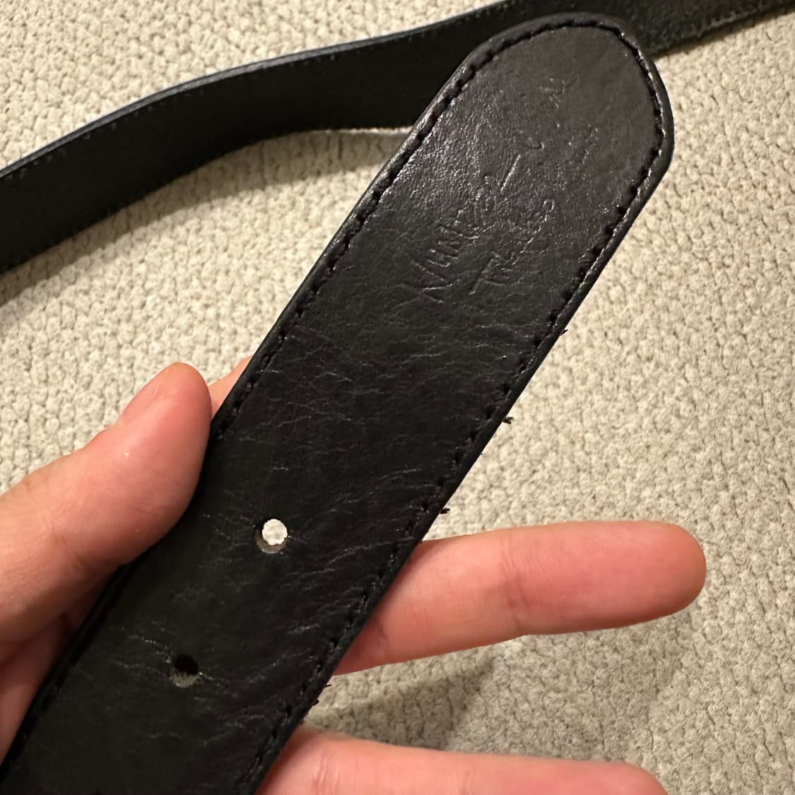 넘버나인 Number Nine 빈티지 레더 벨트 상품이미지6