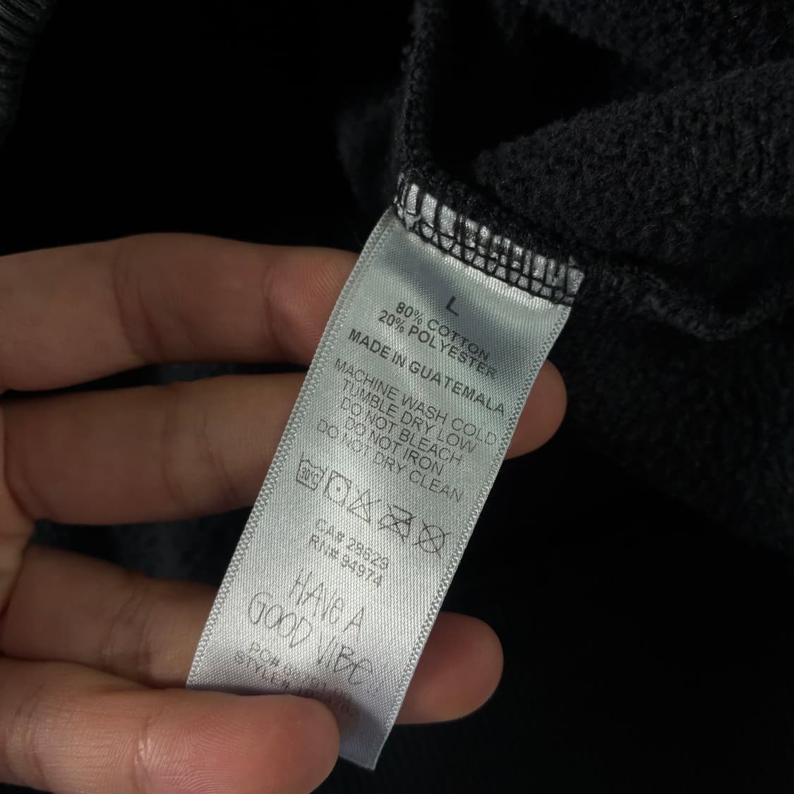 Stussy  스투시 베이직 피그먼트 다이드 블랙 후드티  상품이미지7