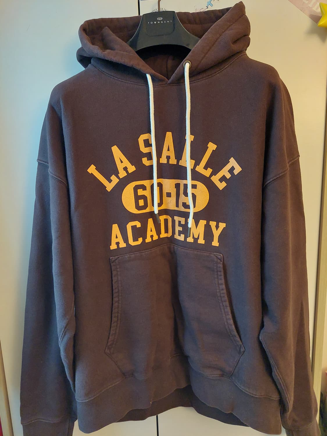 아웃스탠딩 V.S.C 헤비웨이트 후드티 브라운 L 상품이미지2