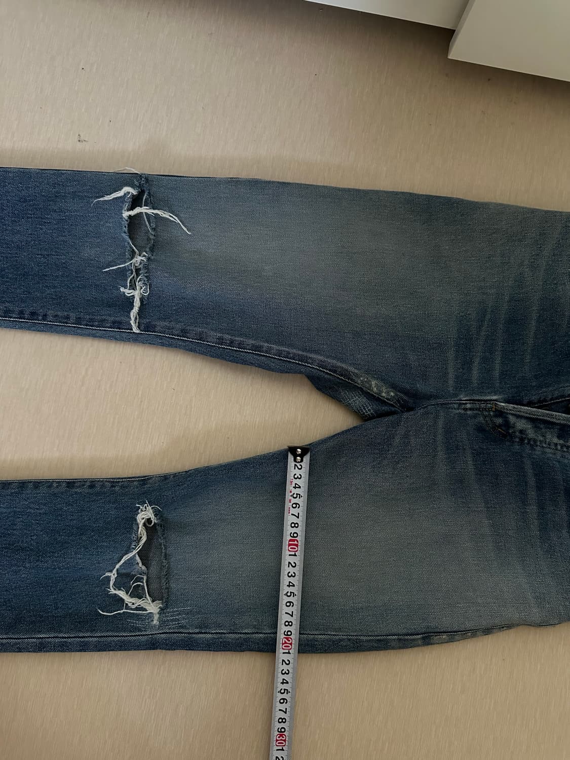 생 로랑 무릎 디스 진 29사이즈 상품이미지3