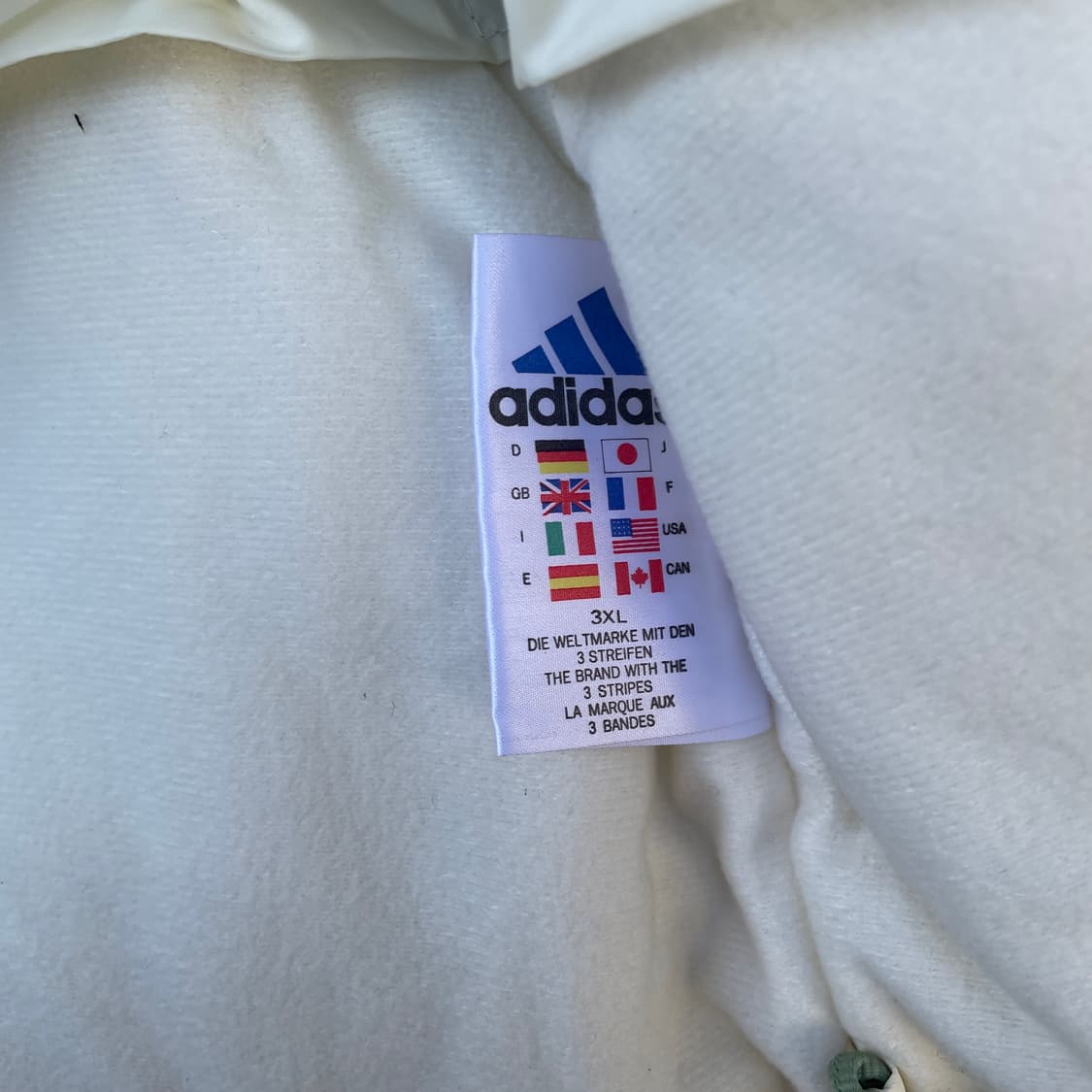 90s 아디다스 새제품 대대장 스키 보드 패딩 올드스쿨 누빔 점퍼 110 상품이미지8