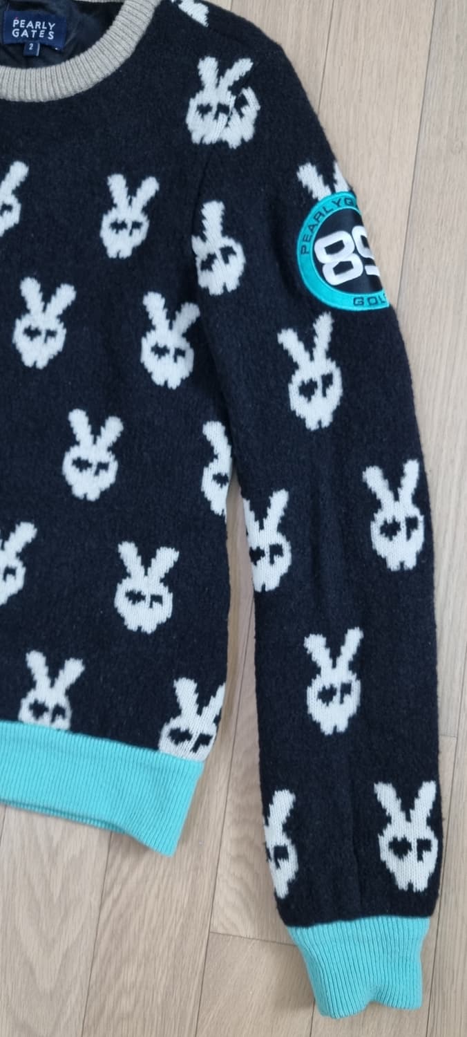 파리게이츠 골프 방풍 울91% 바니 니트 2size M _ 여성 상품이미지4