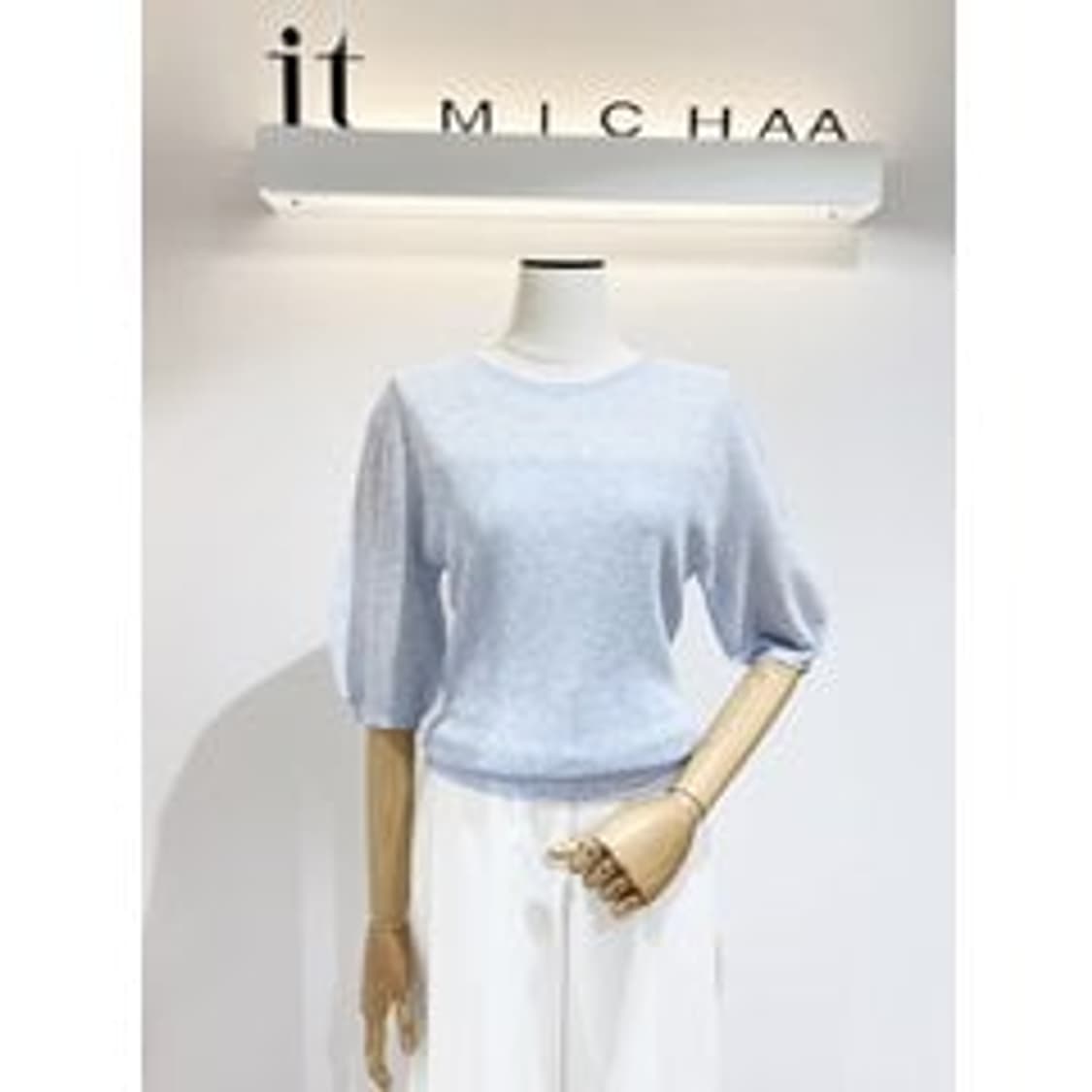 it MICHAA 잇미샤 24S/S 메탈니트 풀오버(66) 상품이미지3