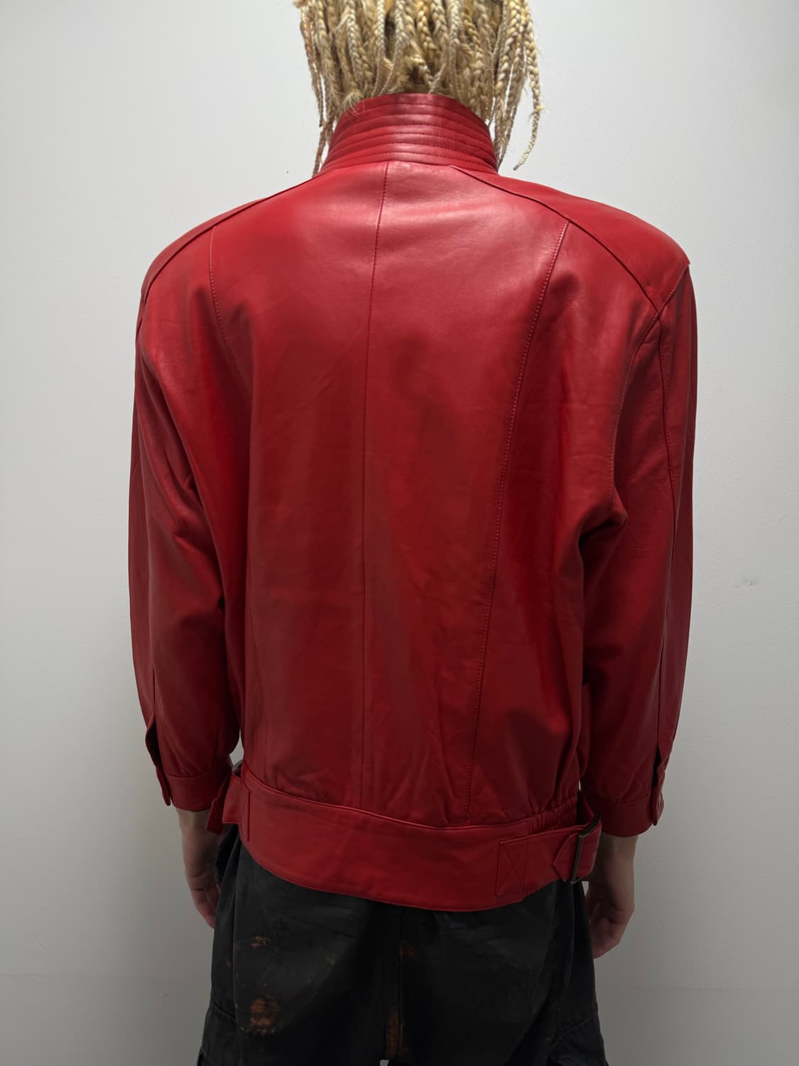 VTG LAMB SKIN LEATHER JACKET 상품이미지10