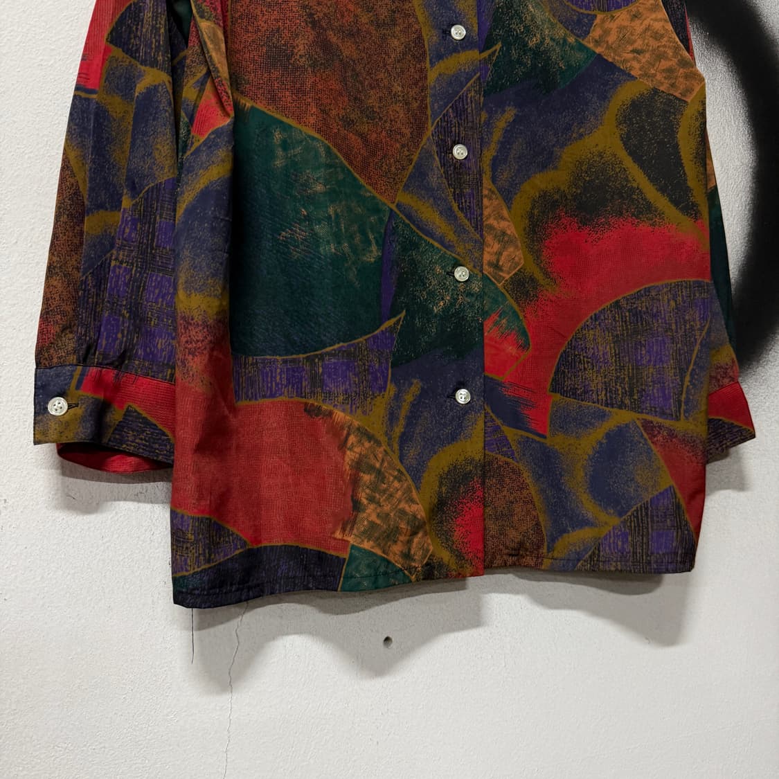 VTG 빈티지 멀티 컬러 패턴 긴팔 셔츠 상품이미지4