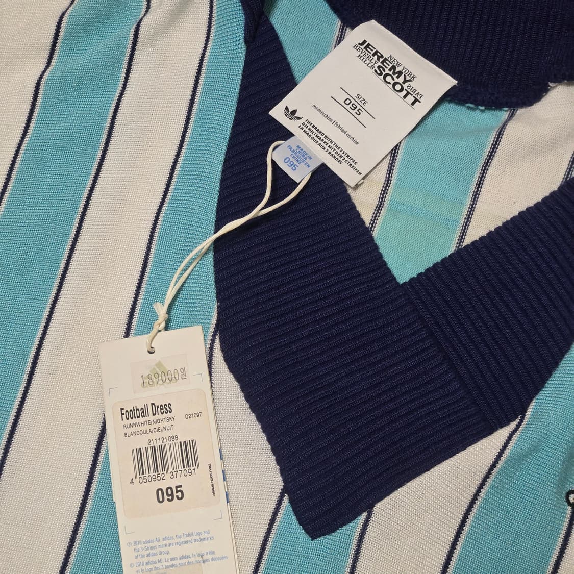 아디다스X제레미스콧 스트라이프 원피스 (새상품) 상품이미지5