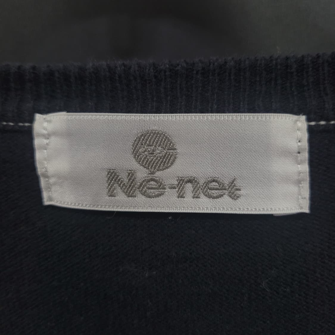 Ne-net 네넷 빈티지 네코 자수로고 가디건 상품이미지5