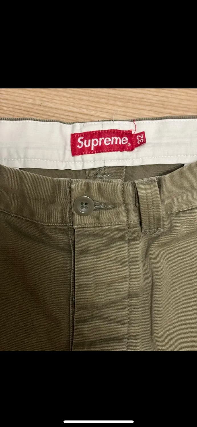 [32] 슈프림 핀업걸 치노팬츠 올리브 컬러 상품이미지4