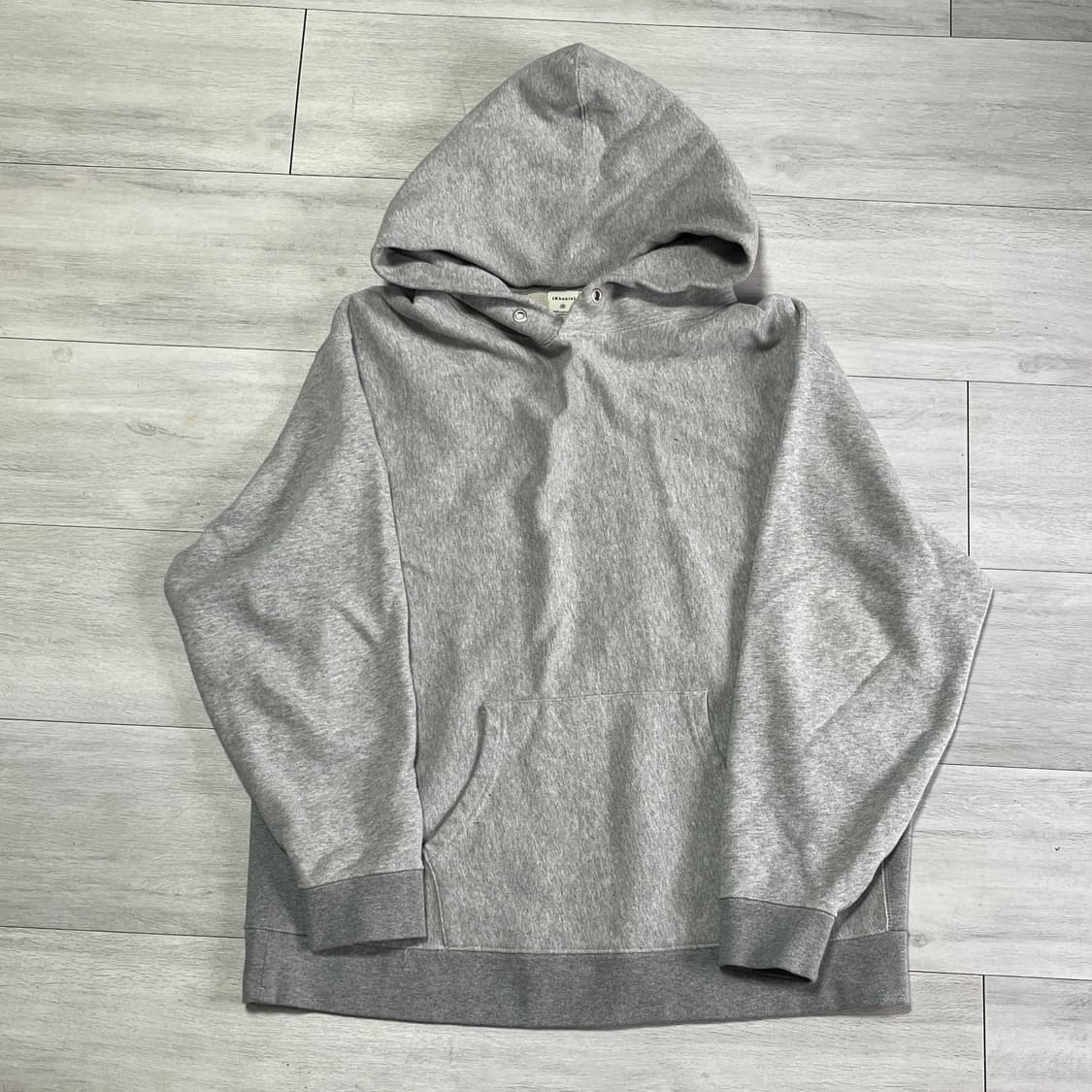 [3] 카키스 헤더 스탁 후디 캠퍼스 그레이 후드티 상품이미지1