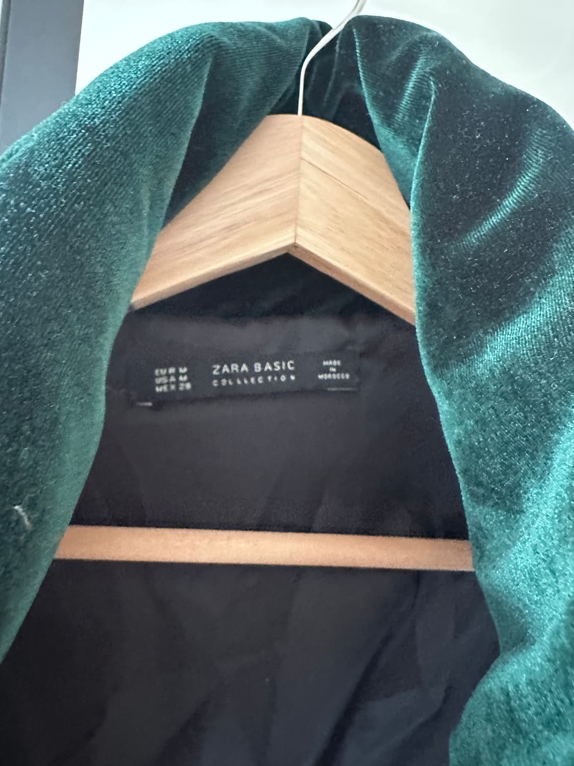 자라 벨벳 패딩 M사이즈 상품이미지2