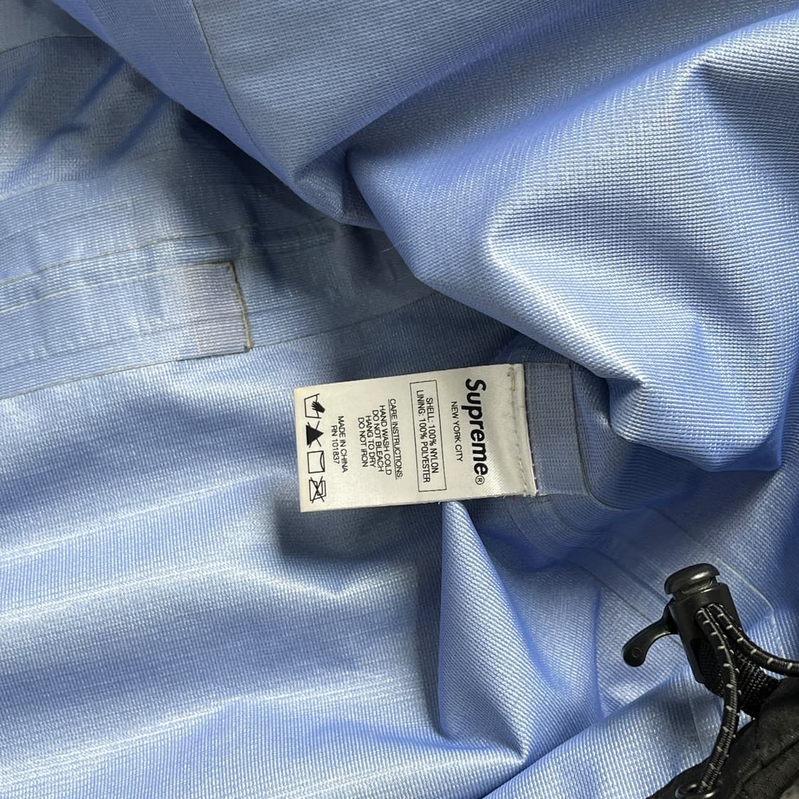 Supreme 슈프림 하이비스 바람막이 자켓 블랙 14fw 상품이미지8