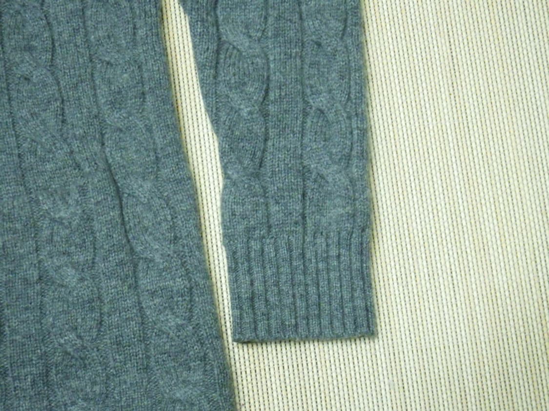 (M/95) 폴로랄프로렌 울 숄카라 꽈배기 니트 가디건 상품이미지6