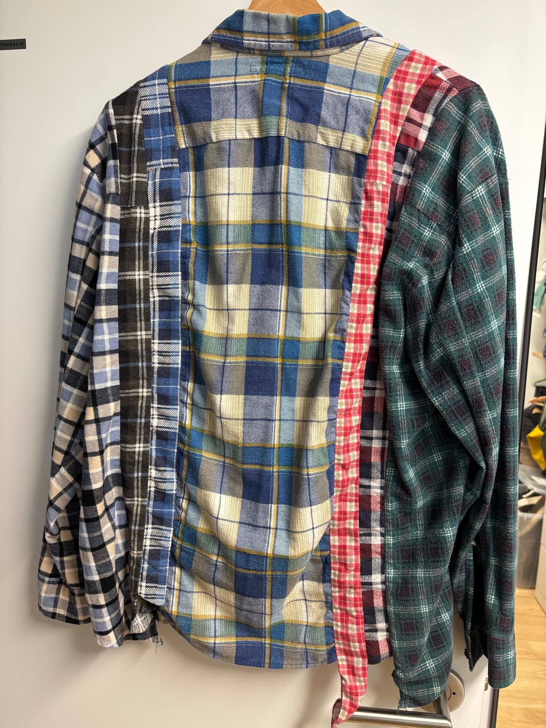 [M] 리빌드 바이 니들즈 플란넬 셔츠 멀티 상품이미지2