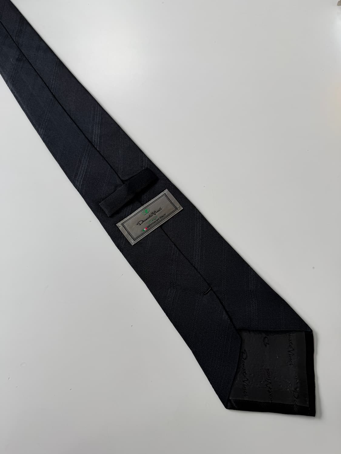 블랙 패턴 실크 넥타이 9.5cm 상품이미지3