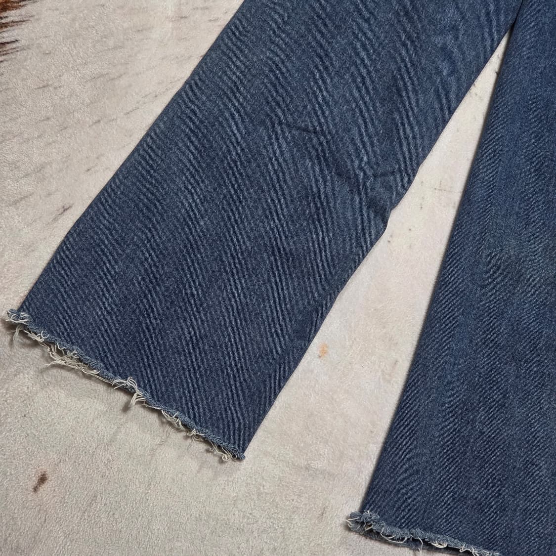 빈티지 중청 와이드 데님팬츠 상품이미지3