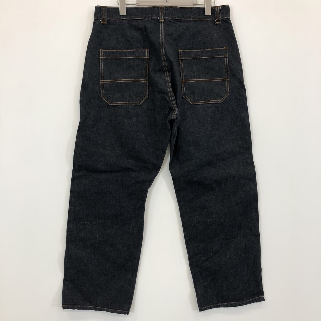 데님인디고마스터 더블니 와이드데님진 33-34 인치 상품이미지3