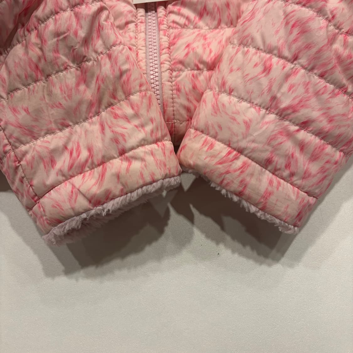 [L] 노스페이스 걸즈 리버시블 딸기우유 핑크 퀼팅 패딩 B682 상품이미지10