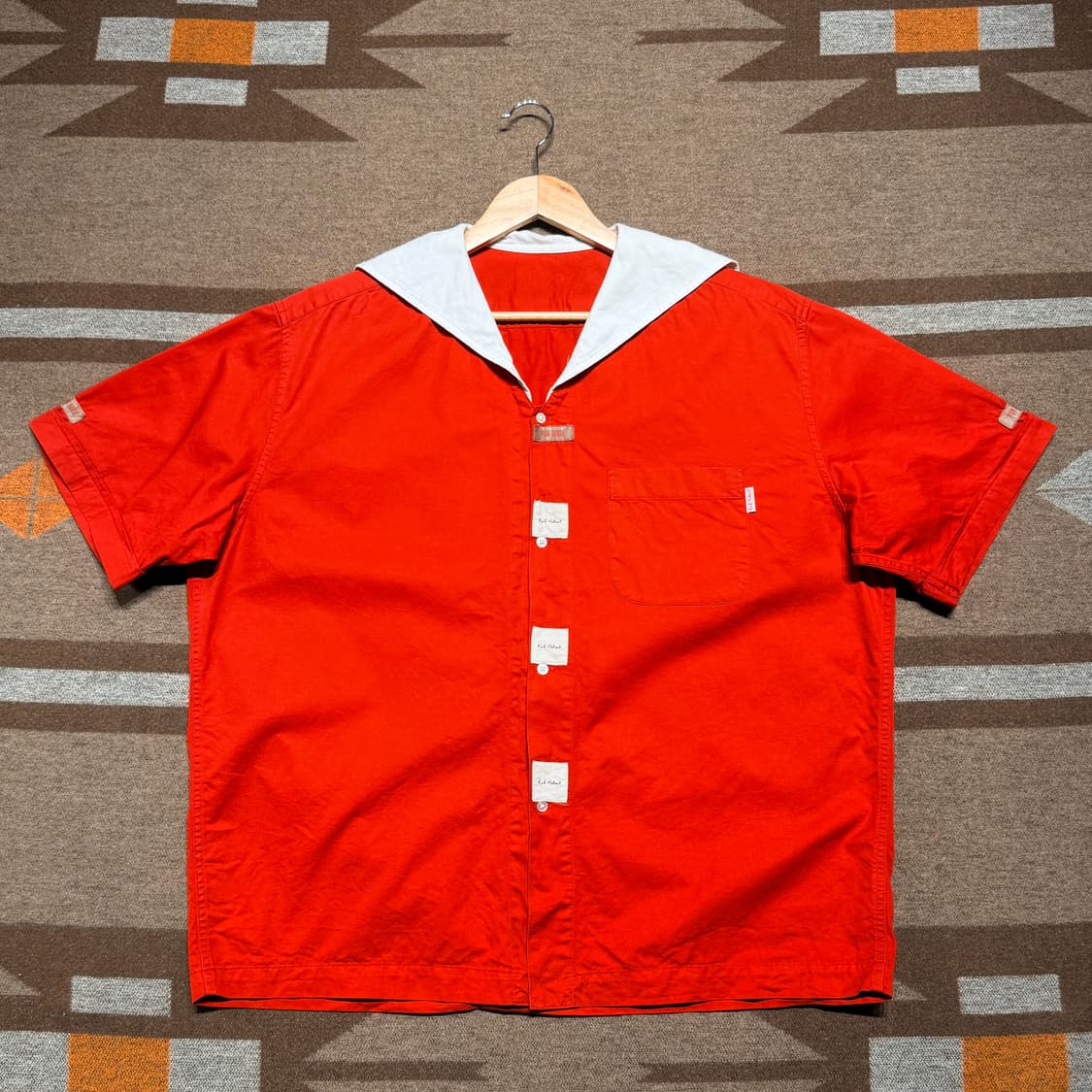 재팬 핑크하우스 칼헬무트 코튼 반팔 셔츠 XL 상품이미지2