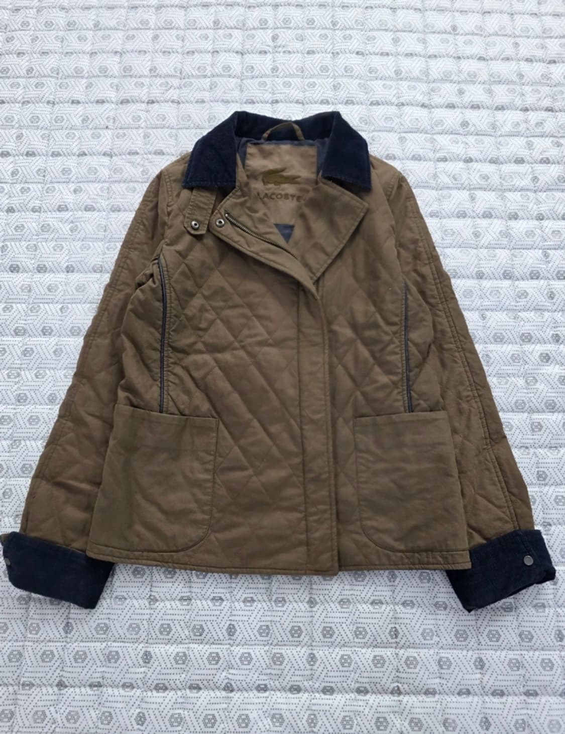 라코스테 퀼팅 자켓 가디건 ~55반 상품이미지4