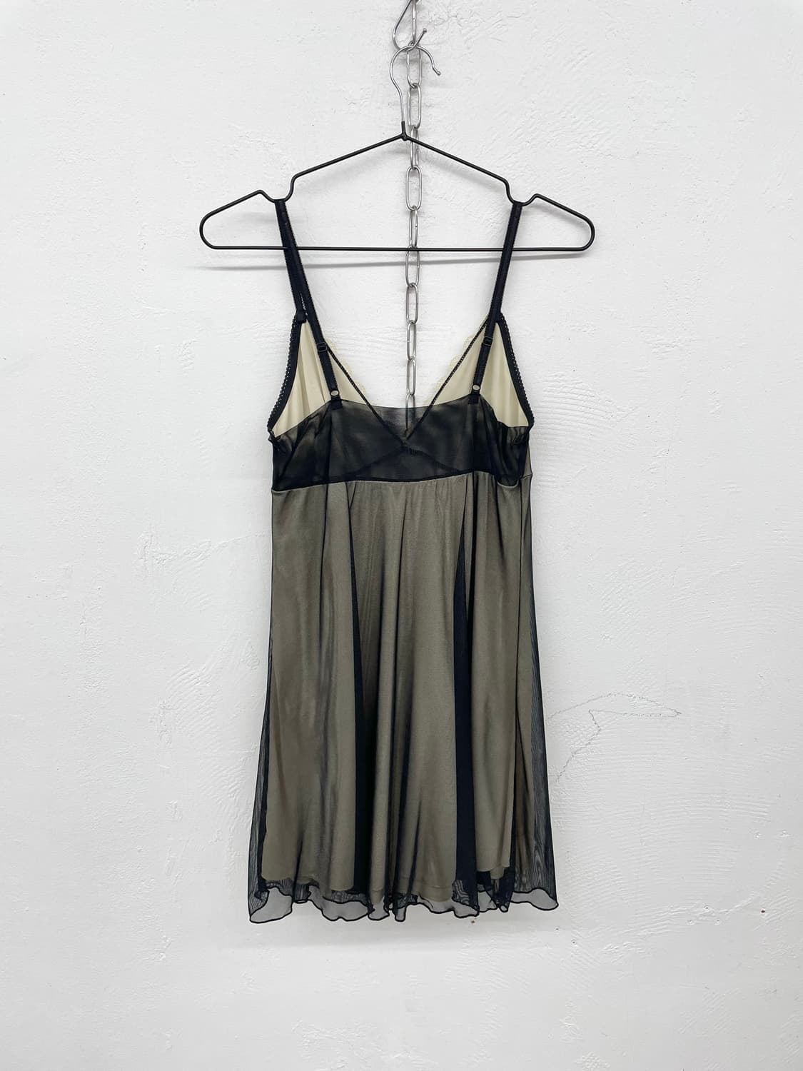 블랙 시어 레이스 슬립 상품이미지6