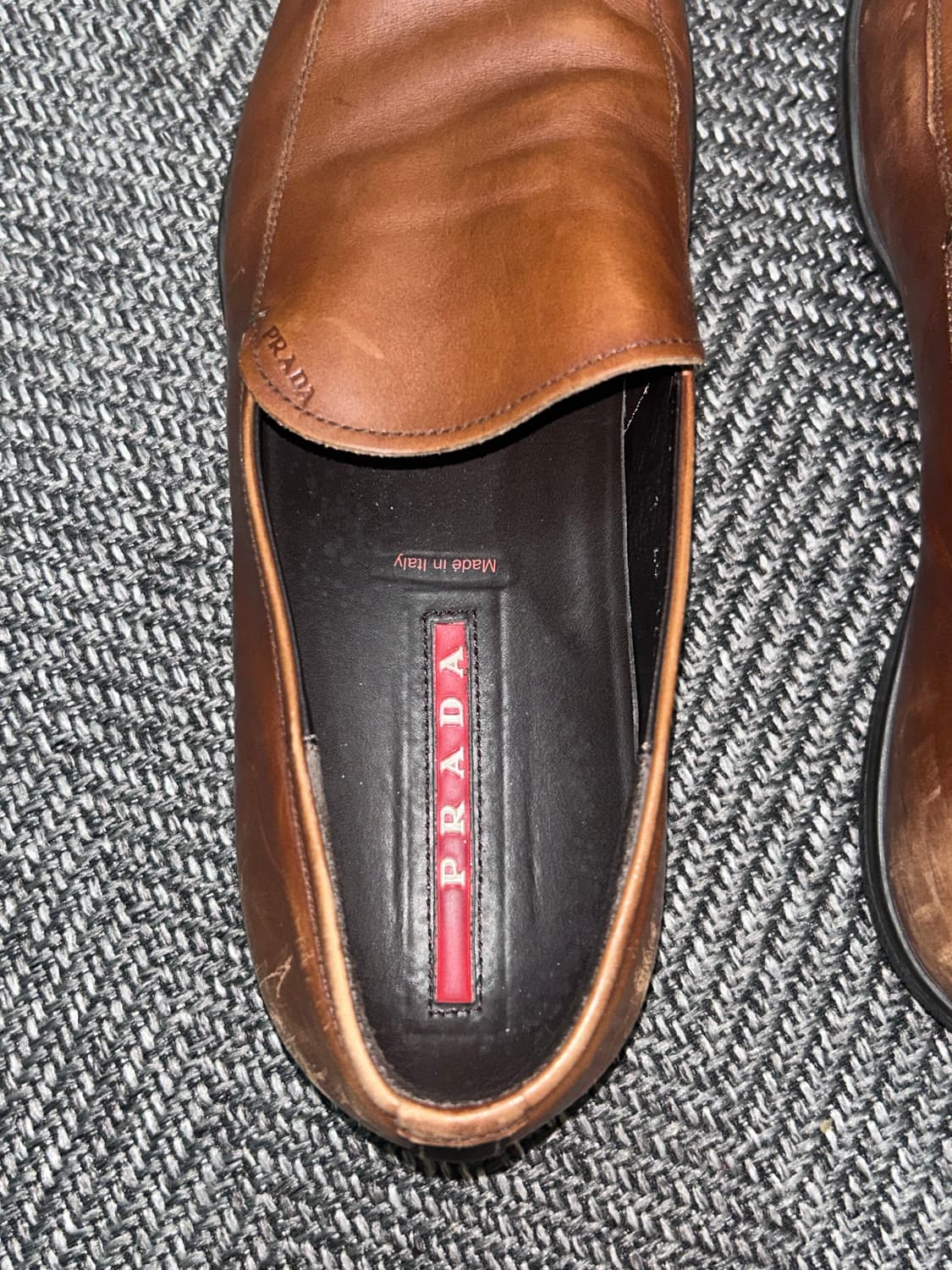 Prada sports loaper brown 상품이미지3