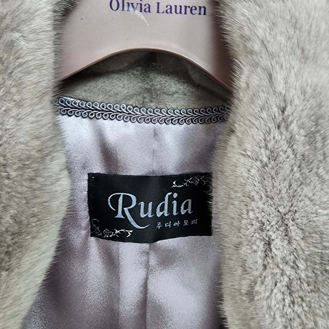 루디아 사파이어 밍크 코트 상품이미지8