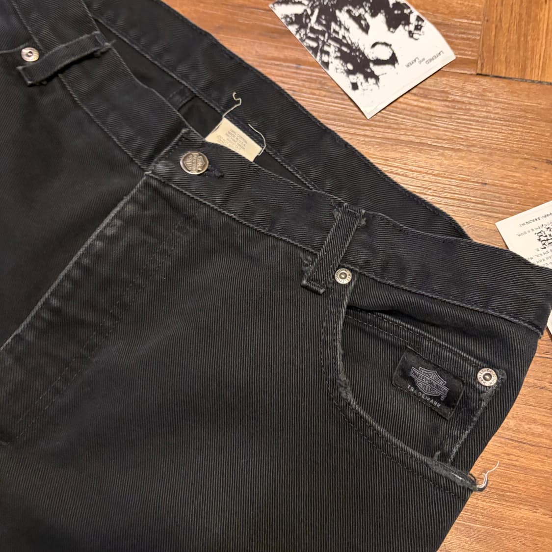 Harley davidson Black denim pants 상품이미지3