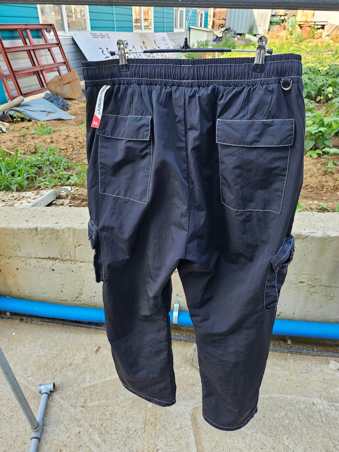 extraordiner 검정 카고바지 XL 상품이미지2