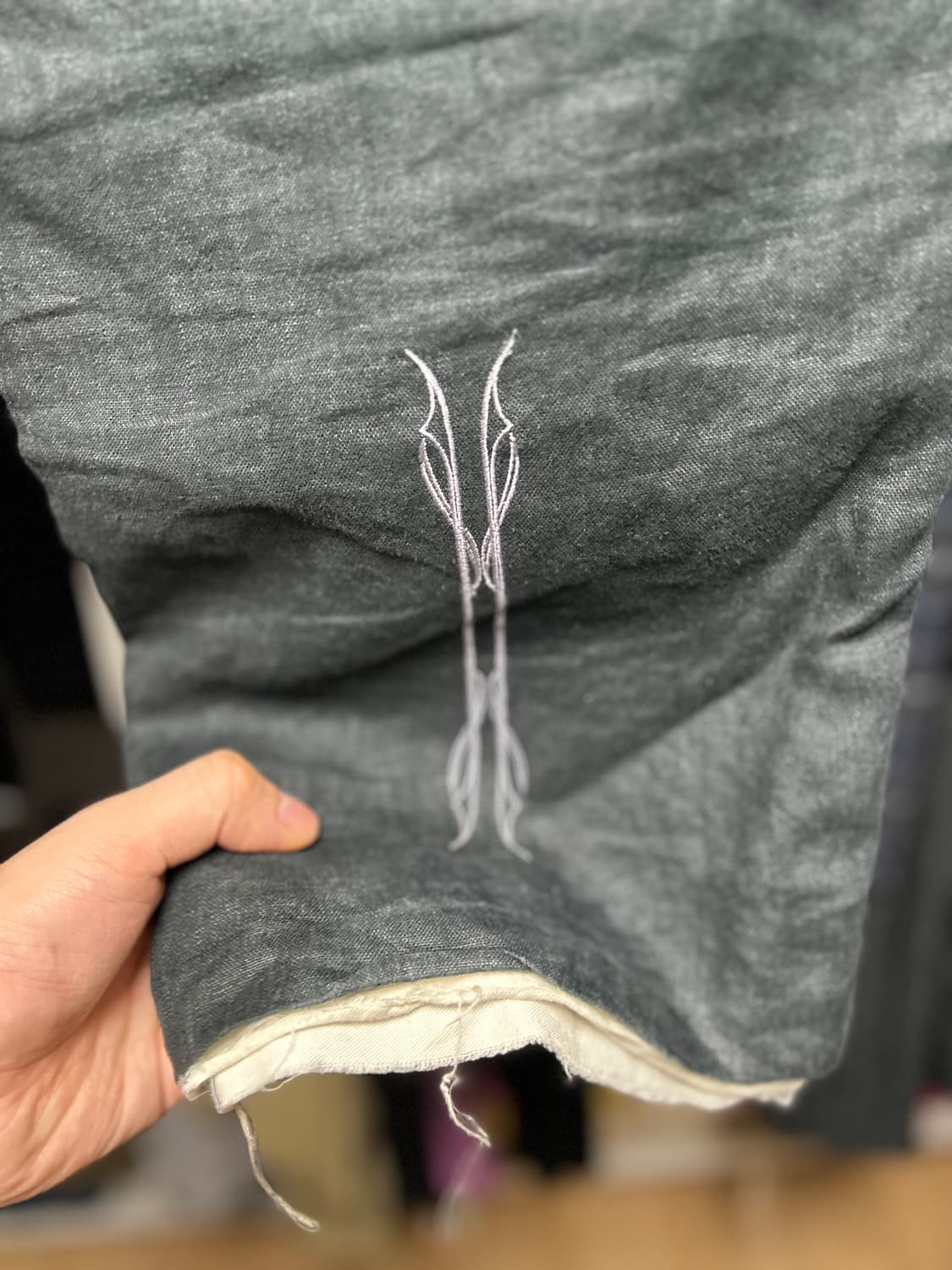 cotd 칠드런오브더 디스코댄스 보헤미안 자수 린넨 팬츠 상품이미지6