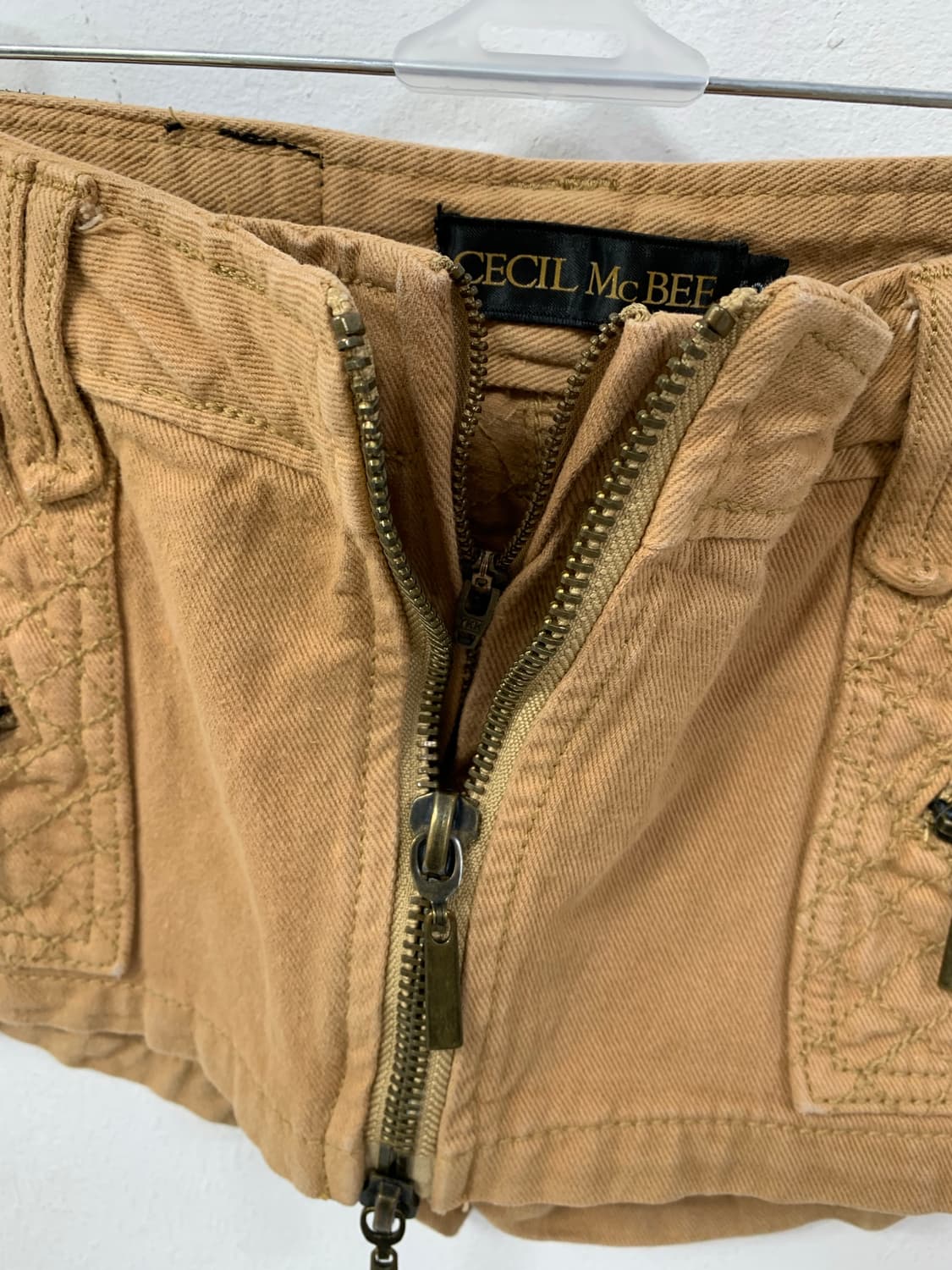 [CECIL MCBEE] 세실맥비 베이지 카고 숏츠 상품이미지6