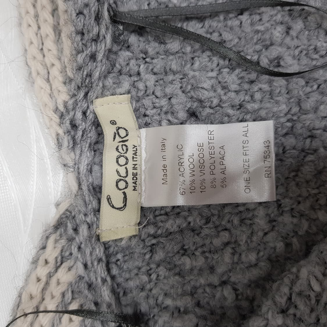 코코지오 Cocogio 니트 케이프 F사이즈 상품이미지6