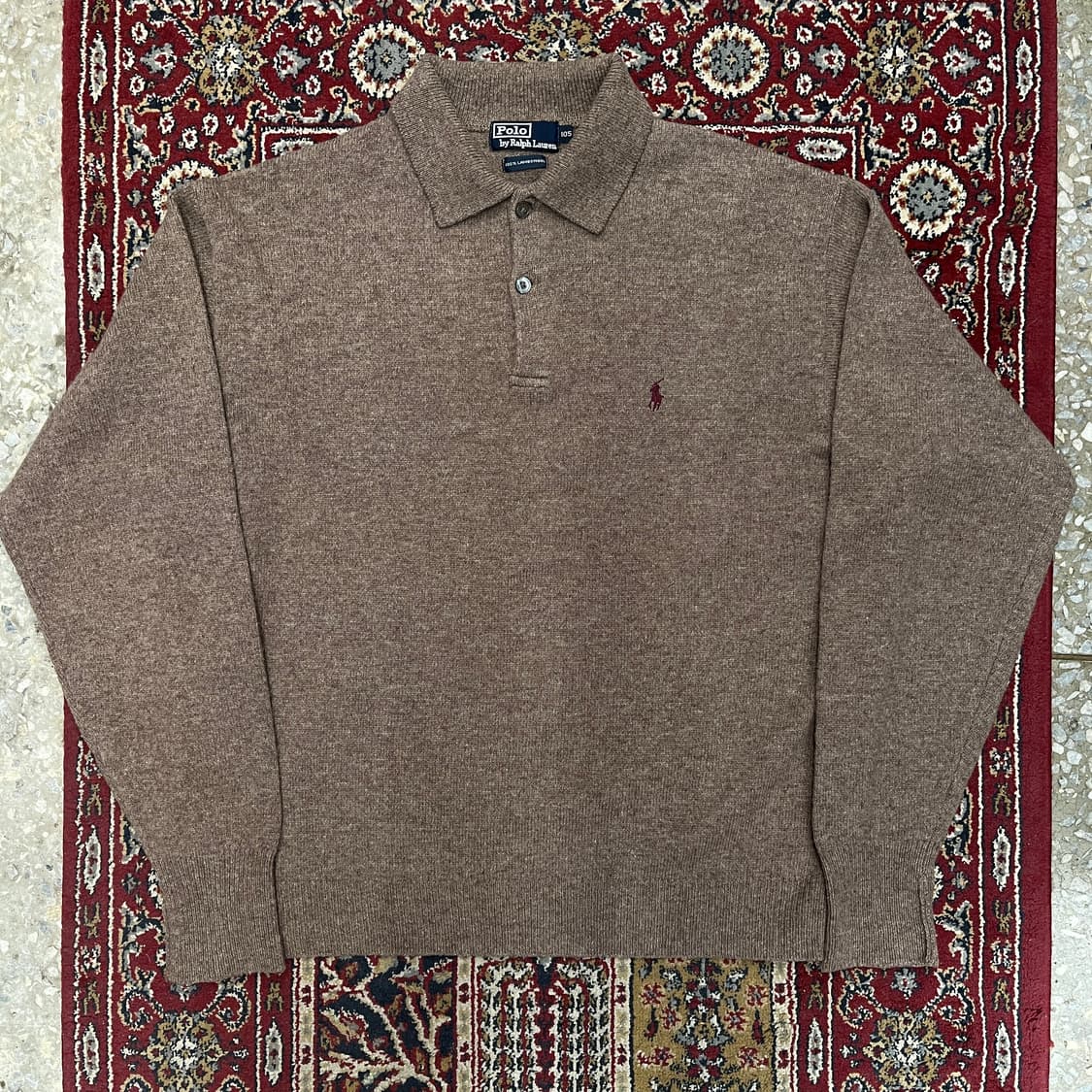 폴로 랄프로렌 램스울 카라 니트 [ 105 ] 상품이미지1