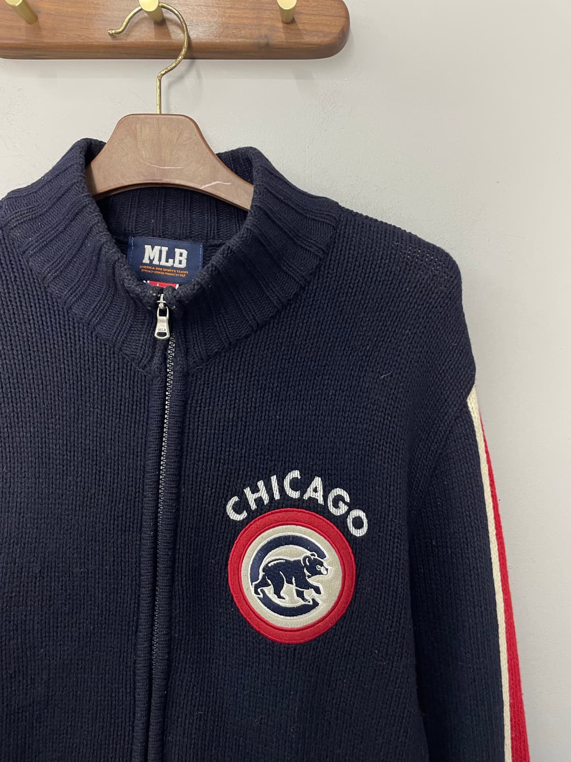 MLB 시카고 컵스 니트 집업 H2564 상품이미지3