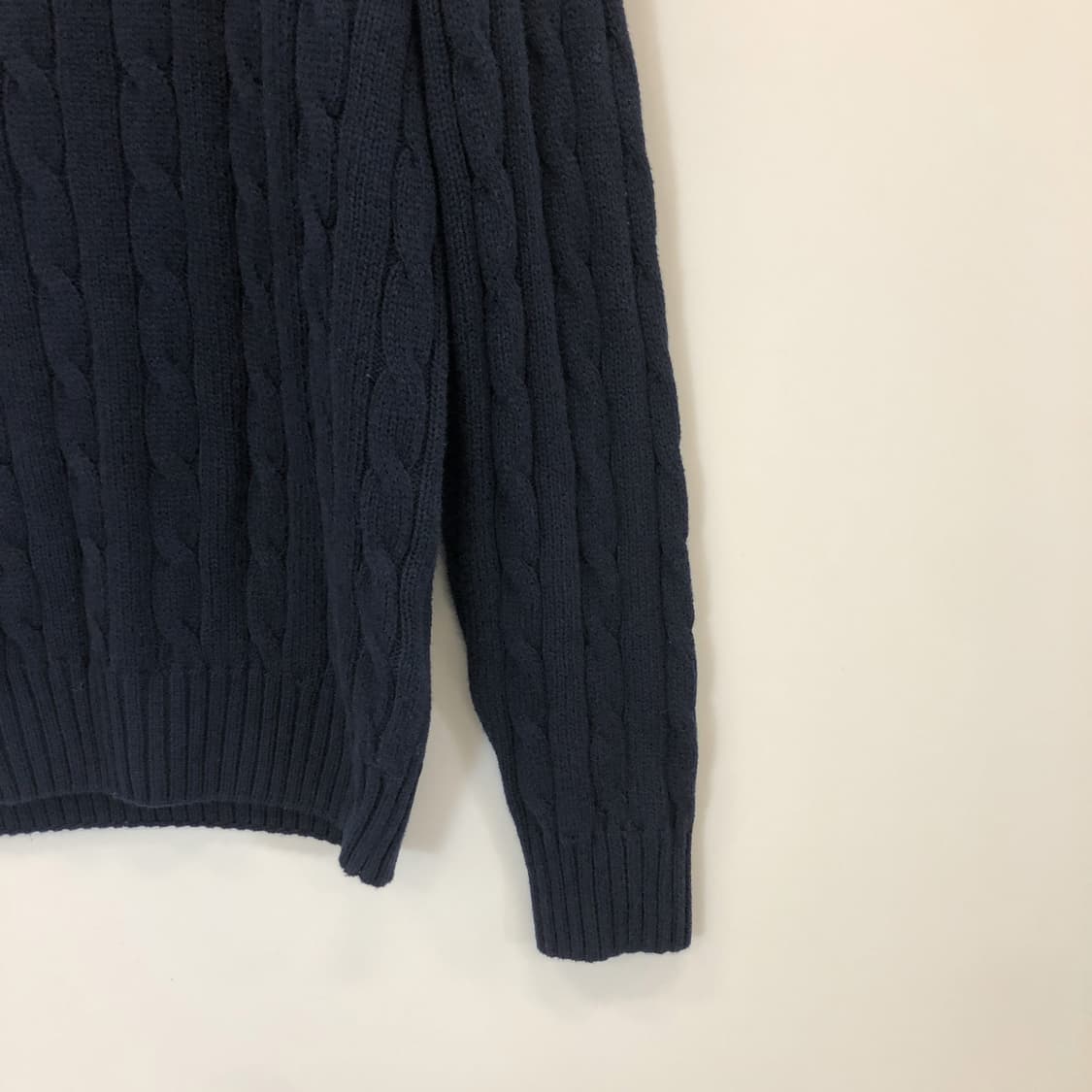 폴로 랄프로렌 화이트포니 상위라인 케이블니트 여 XL  상품이미지3