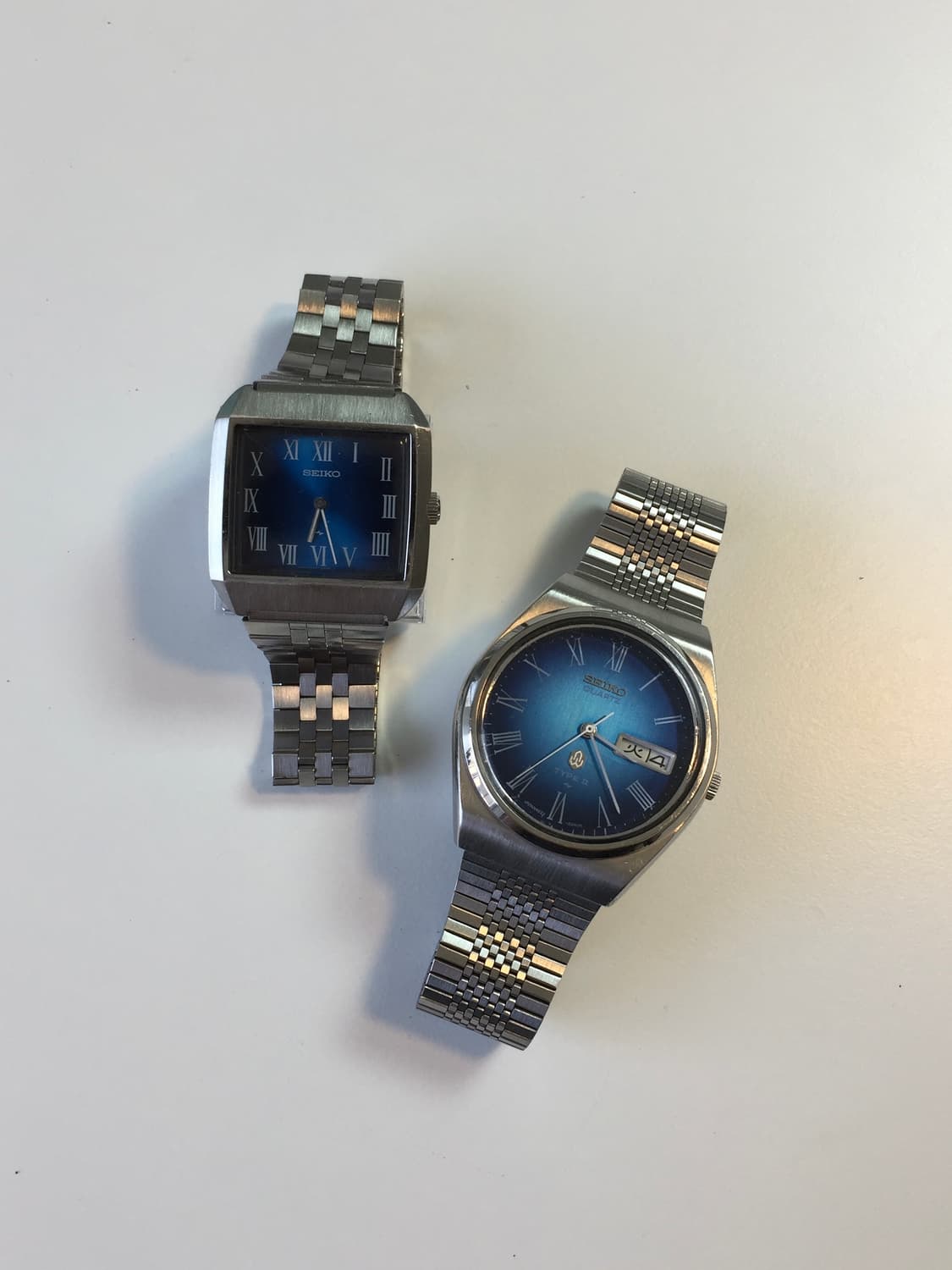 🌌70s seiko blue gradation quartz🌌 상품이미지1