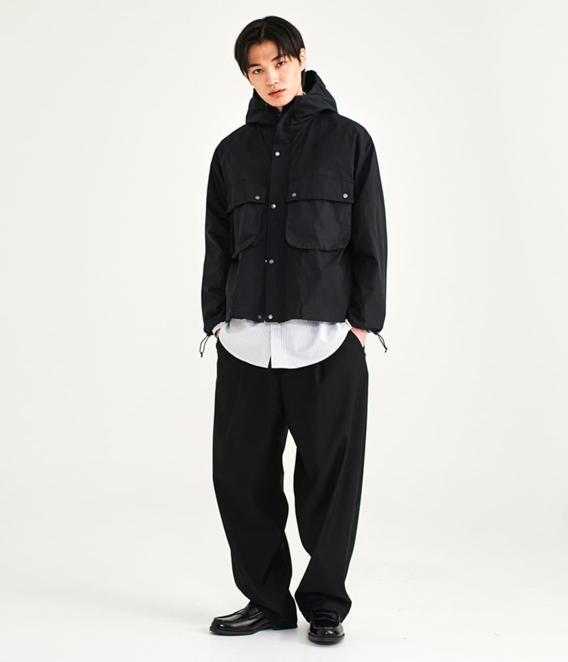 유니폼브릿지 21fw 유틸리티 바람막이 숏 파카 자켓 L size 상품이미지2