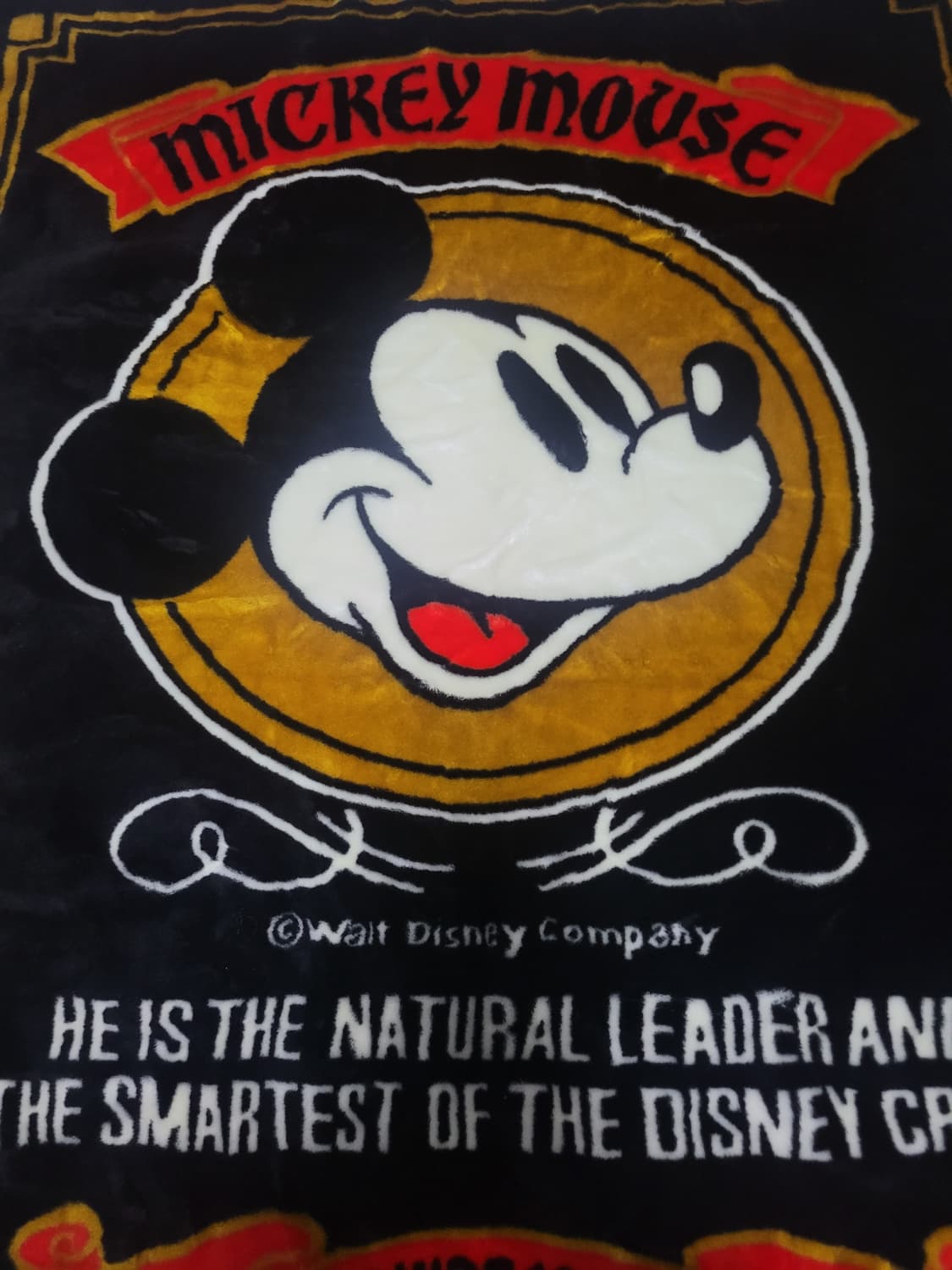 DISNEY 미키마우스 아카이브 담요 상품이미지3