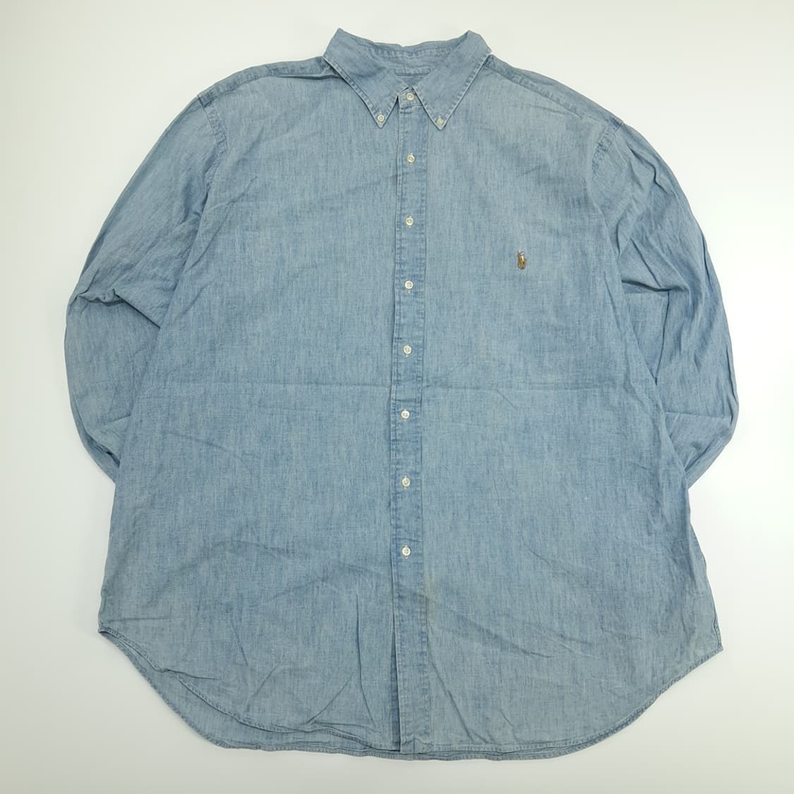 CN771 2XLT 폴로 랄프로렌 샴브레이 긴팔 셔츠 남방 상품이미지1