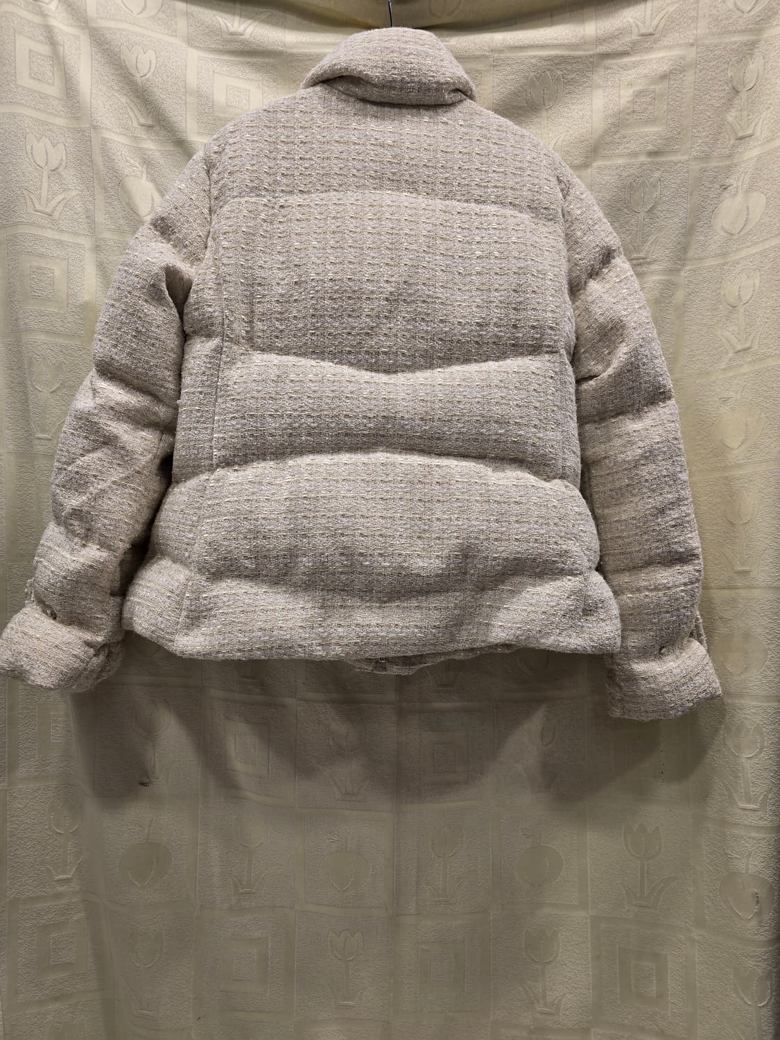 그레이스유 카라 트위드 패딩 아이보리 55~66 상품이미지8